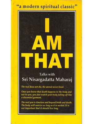 cover image of I am That